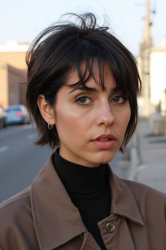 40+ Messy Short Hairstyles That Are Effortlessly Chic in 2025 104 feathered bangs for versatility