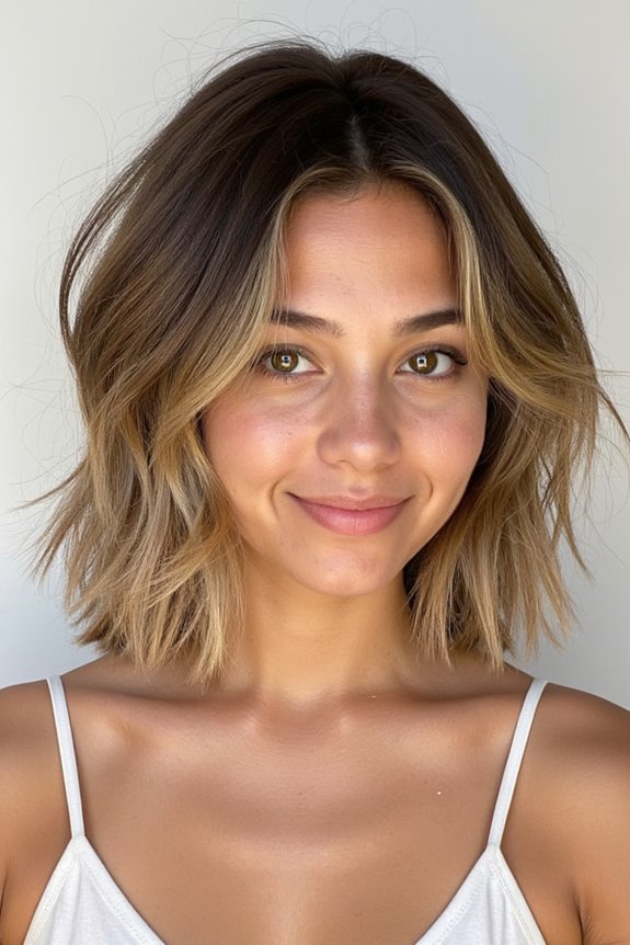 Chin-Length Haircuts in 2025 Are In! 45+ Irresistible Ways to Get It 56 feathered ends for chin length
