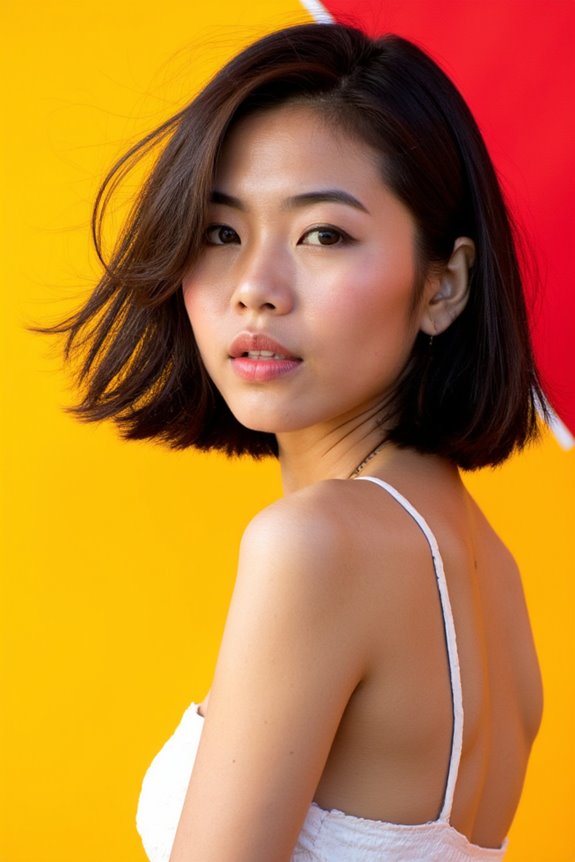 The Top 18+ Short Haircuts For Asian Girls Trending in 2025 63 feathered ends for texture