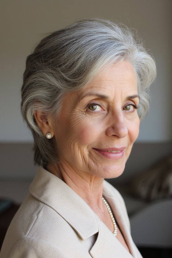 30+ Volumizing Short Hairstyles for Women Over 70 With Fine Hair in 2025 23 feathered hairstyle for elegance