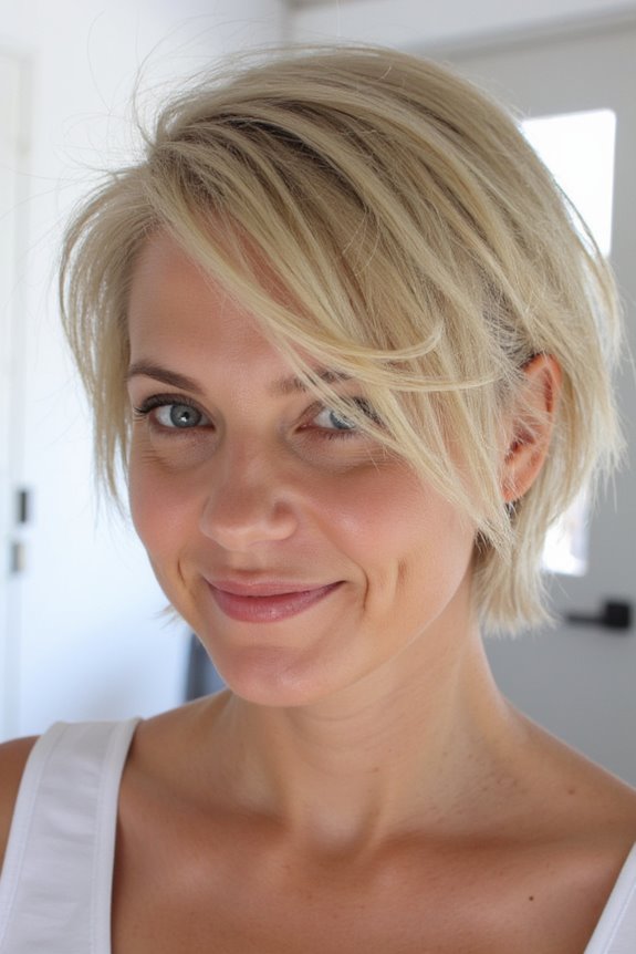 25+ Greatest Long Pixie Cuts for Thin Hair to Look Voluminous in 2025 14 feathered long pixie hairstyle