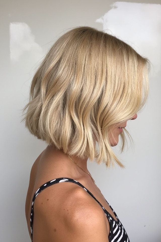 50+ Trendiest Short Blonde Bob Ideas Right Now 2025 44 flipped out blonde bob hairstyle