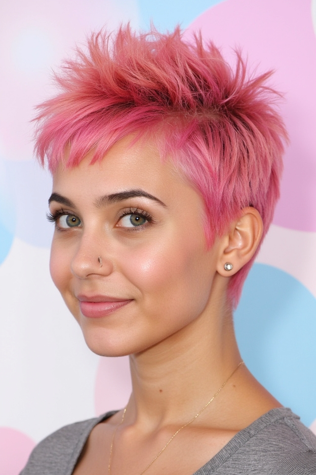 24+ Spiky Pixie Cuts for a Bold, Yet Super Cute Look in 2025 49 fringed pixie hair styling