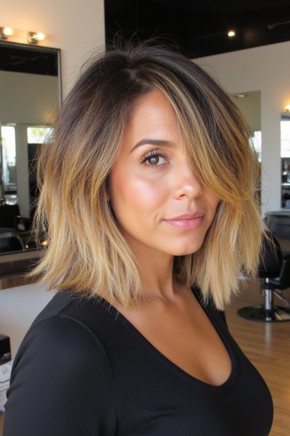 Top 40+ Short, Ombre Hair Color Ideas Trending Now in 2025 83 golden blonde choppy bob