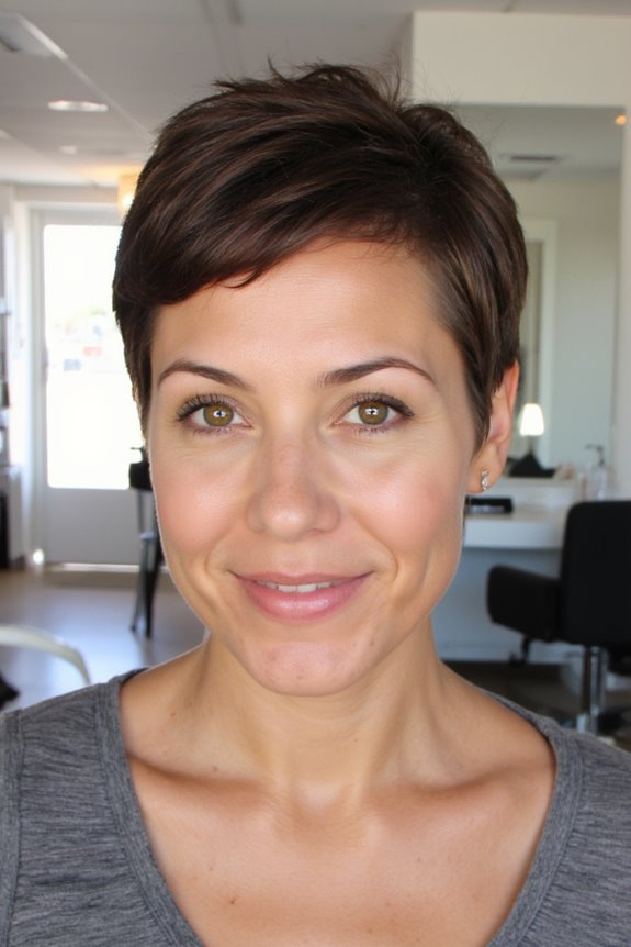 35+ Most Flattering Ways to Get a Pixie Cut for Round Face Shapes in 2025 51 graduated layered pixie haircut