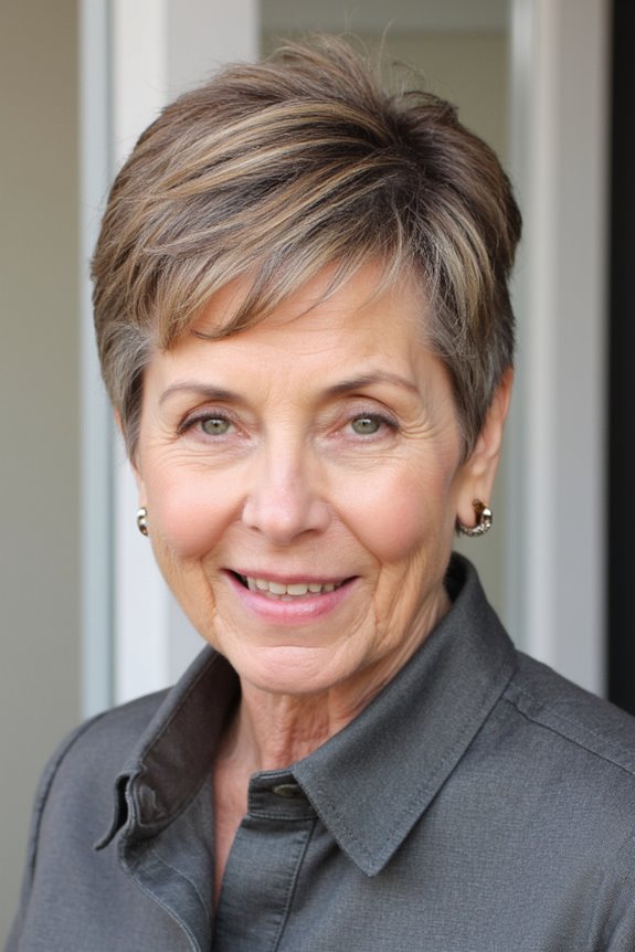 26+ Modern Pixie Shag Haircuts for Stylish Older Women in 2025 21 highlighted messy pixie shag