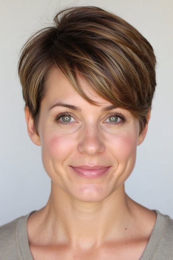 35+ Most Flattering Ways to Get a Pixie Cut for Round Face Shapes in 2025 59 highlighted pixie for round faces