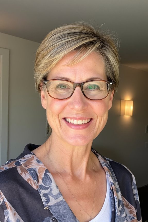 32+ Perfect Pixie Cuts for Women Over 60 With Glasses for 2025 17 highlighted tips for pixies