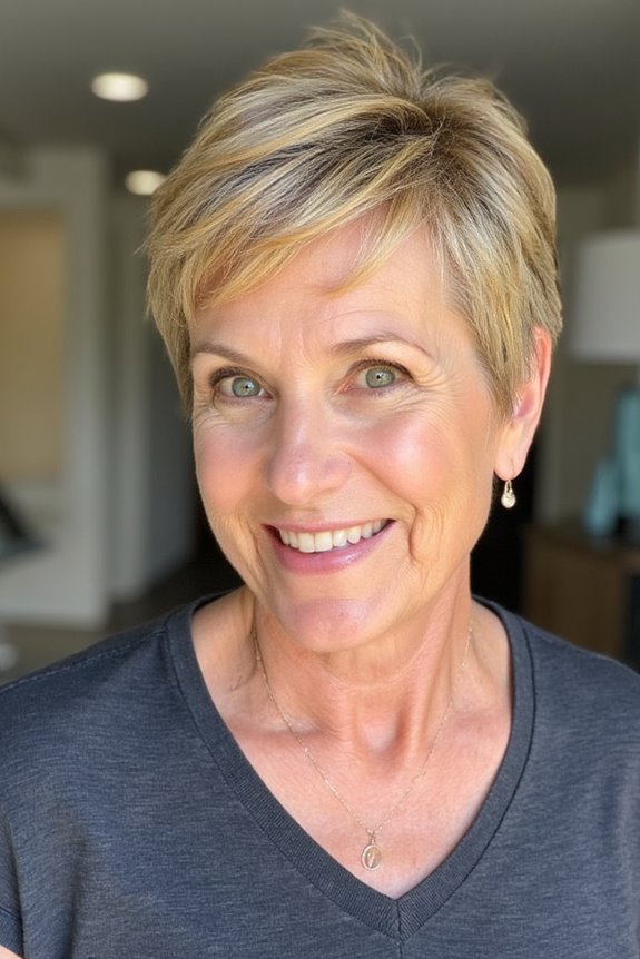 15+ Youthful Pixie Shag Haircuts for Women Over 50 in 2500 10 highlighted tousled pixie shag