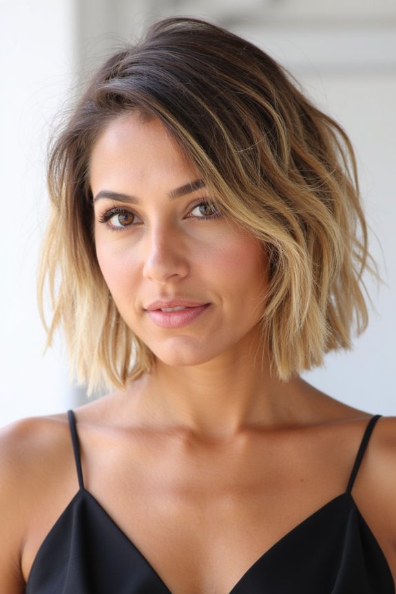 16+ Best Short Hair With Highlights in 2025 34 honey blonde wavy balayage