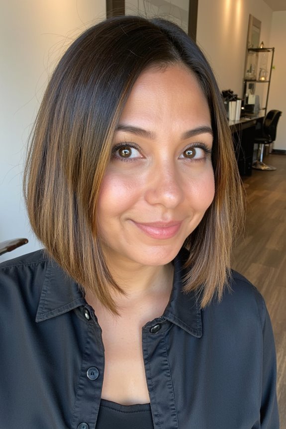 29+ Super-Cute Jaw-Length Haircut Ideas Taking Over Salons in 2025 79 jaw length bob highlights style
