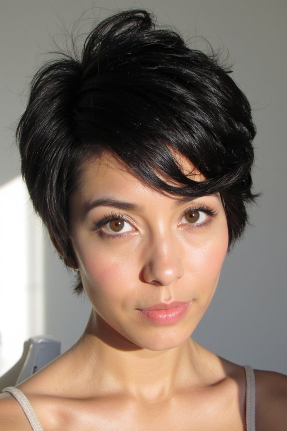 Shaggy Pixie Mullets Are Hot Right Now - Here Are 29+ Great Examples in 2025 61 jet black shaggy pixie mullet
