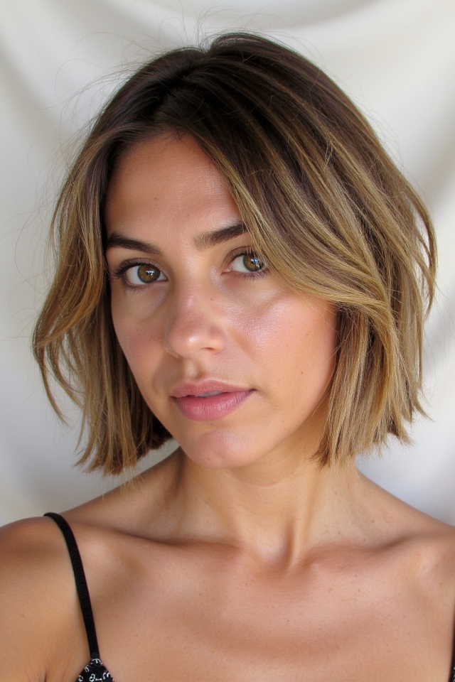 50+ Fantastic Short to Medium Layered Haircuts for That In-Between Length 2025 157 layered bangs for versatility