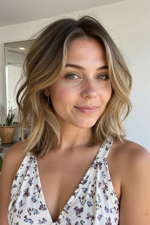 29+ Super-Cute Jaw-Length Haircut Ideas Taking Over Salons in 2025 83 layered beach wave hairstyle