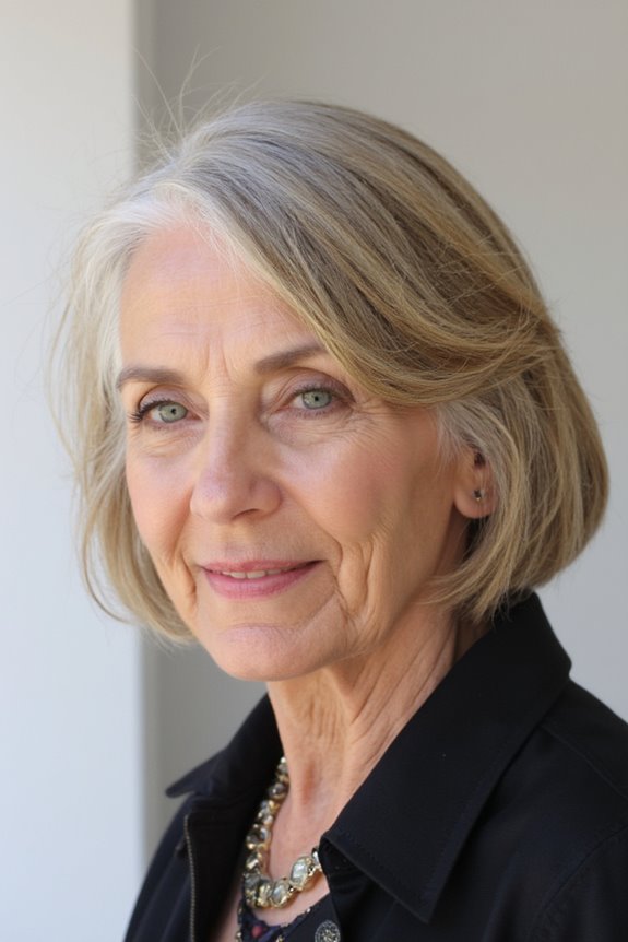 22+ No-Fuss, Yet Stylish Short Bob Haircuts for Women Over 70 in 2025 6 layered bob with volume