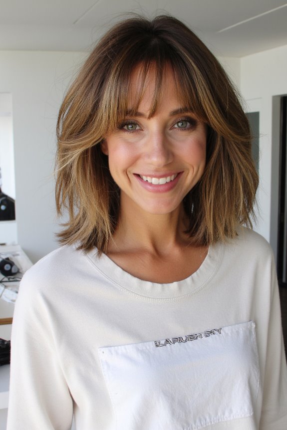 26+ "Bouncy Bob" Haircuts Women Love Having for 2025 6 layered bouncy bob styling