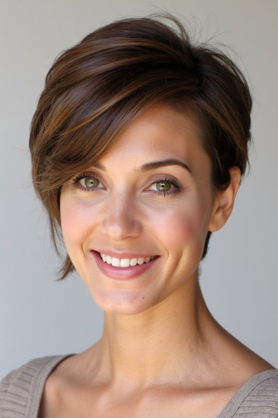 23+ Flattering Short Haircuts for Oval Faces in 2025 11 layered crop for oval faces