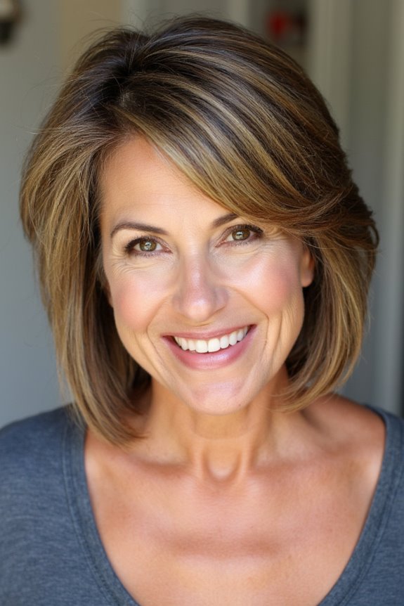 20+ Stunning Short Haircuts for Women Over 50 With Thick Hair in 2025 70 layered crop with highlights