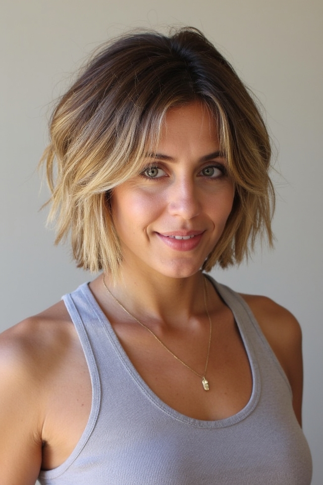 50+ Fantastic Short to Medium Layered Haircuts for That In-Between Length 2025 66 layered cut soft flicks