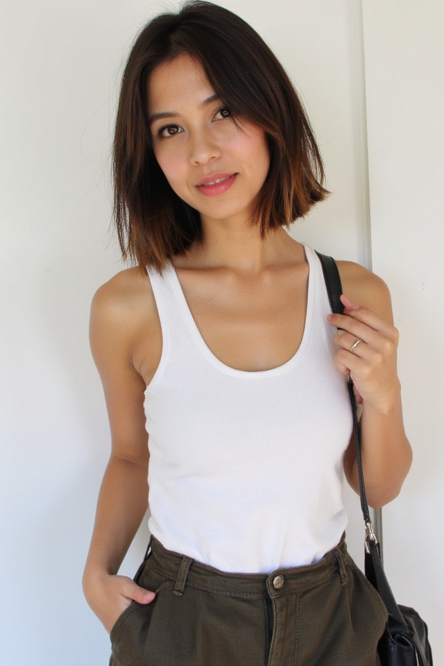 50+ Fantastic Short to Medium Layered Haircuts for That In-Between Length 2025 28 layered cut with framing