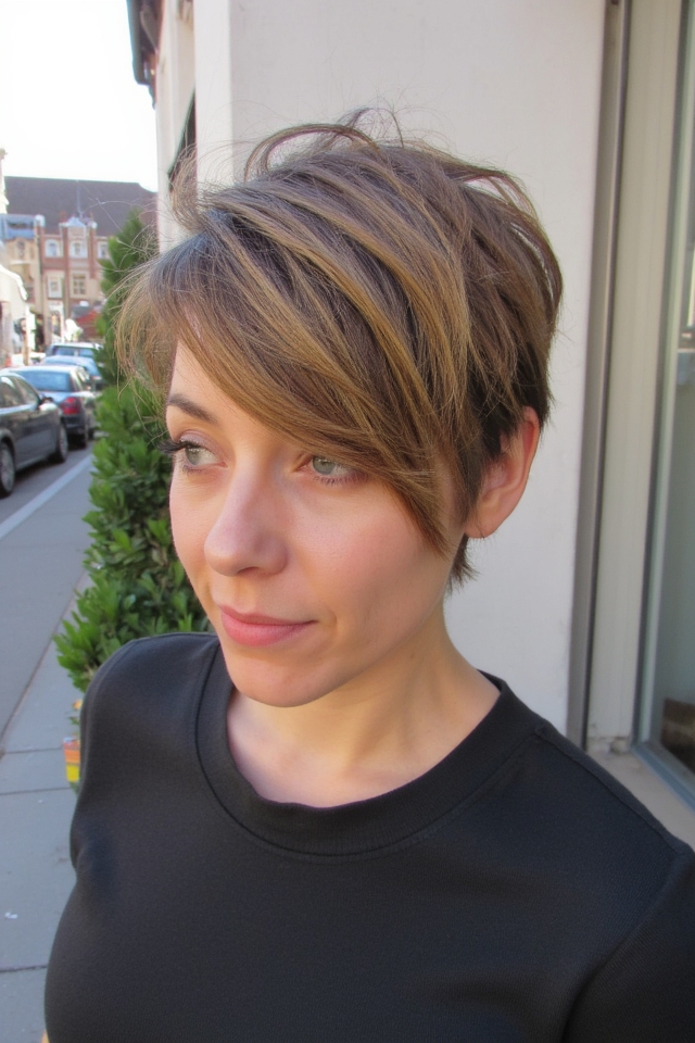 50+ Modern Shaggy Pixie Cut Ideas for 2025 87 layered feathered pixie hairstyle