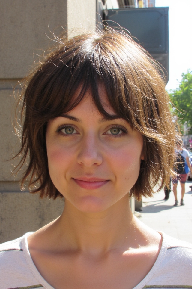 50+ Fantastic Short to Medium Layered Haircuts for That In-Between Length 2025 88 layered hair center part