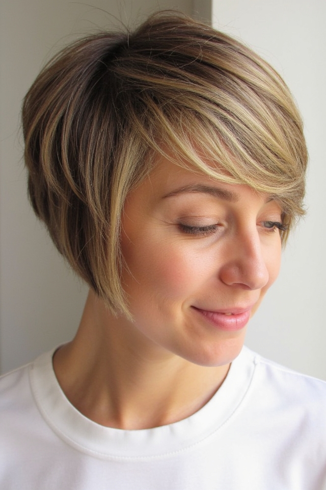 50+ Fantastic Short to Medium Layered Haircuts for That In-Between Length 2025 96 layered hair with elegance