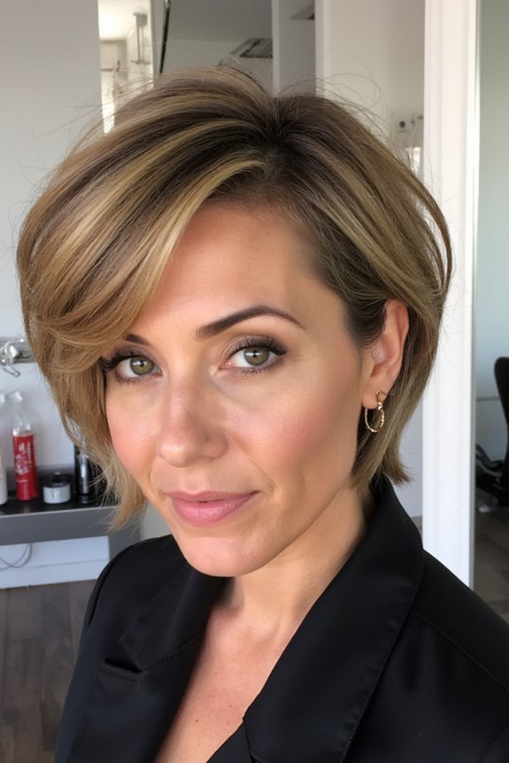 15+ Pixie Bob Haircuts for Thin Hair That Add Volume & Style in 2025 6 layered pixie bob hairstyle