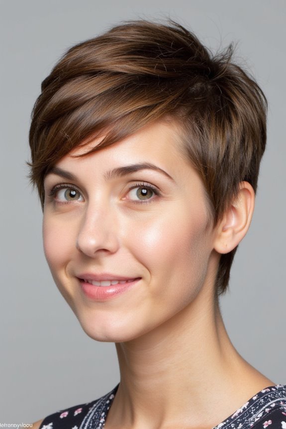 50+ Short Hairstyles for Thin, Fine Hair to Appear Thick & Full in 2025 118 layered pixie with bangs