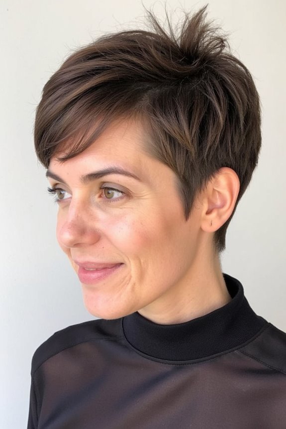 39+ Best Pixie Cuts for Fine Hair to Look Fuller in 2025 64 layered pixie with volume