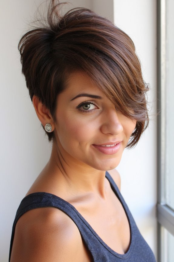 The 50+ Best Pixie Cuts for Thick Hair to Be More Manageable in 2025 145 layered side swept pixie cut