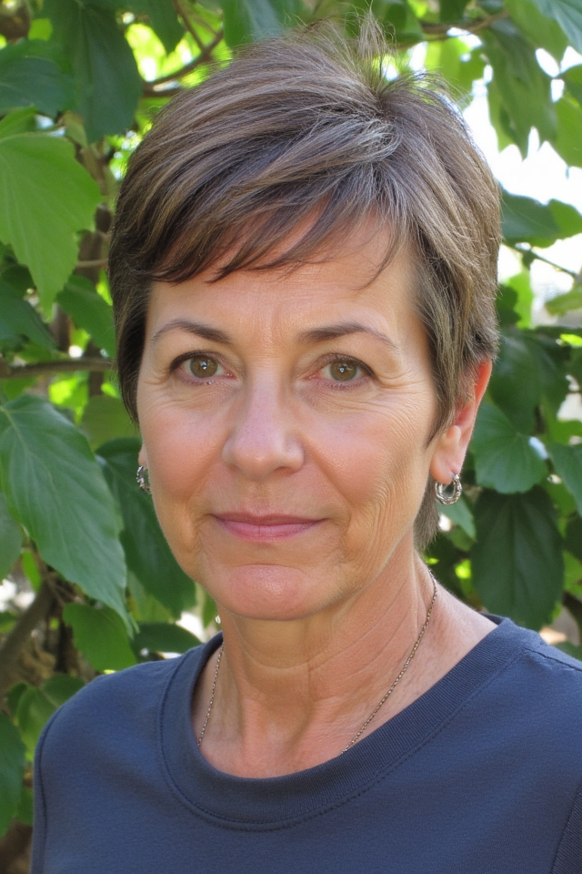 21+ Short Choppy Haircuts Women in Their 70s Can Pull-Off 2025 16 layered tapered cut elegance