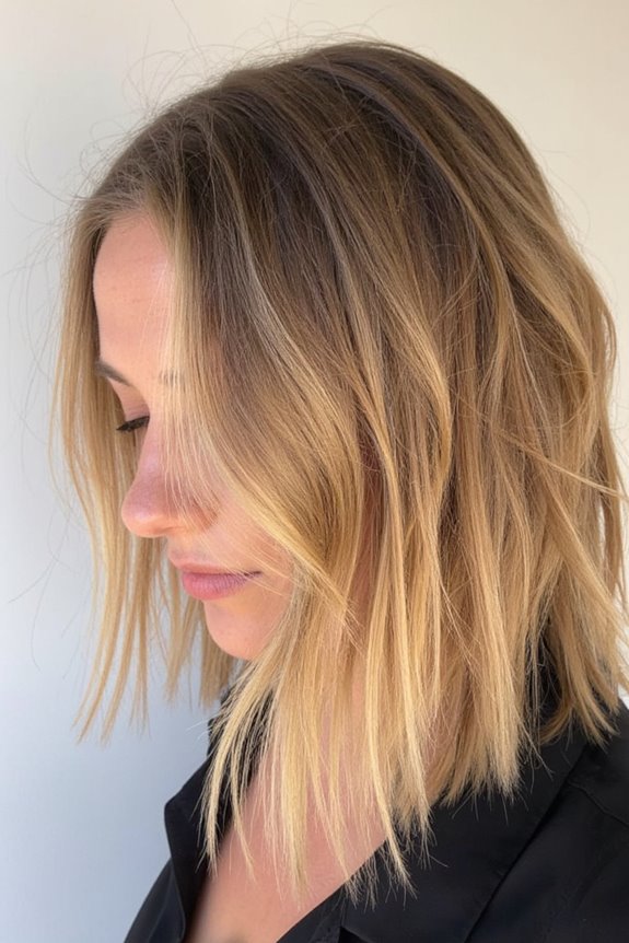 20+ Softly Sculpted Cove Haircuts to Try in 2025 6 layered textured face framing lob