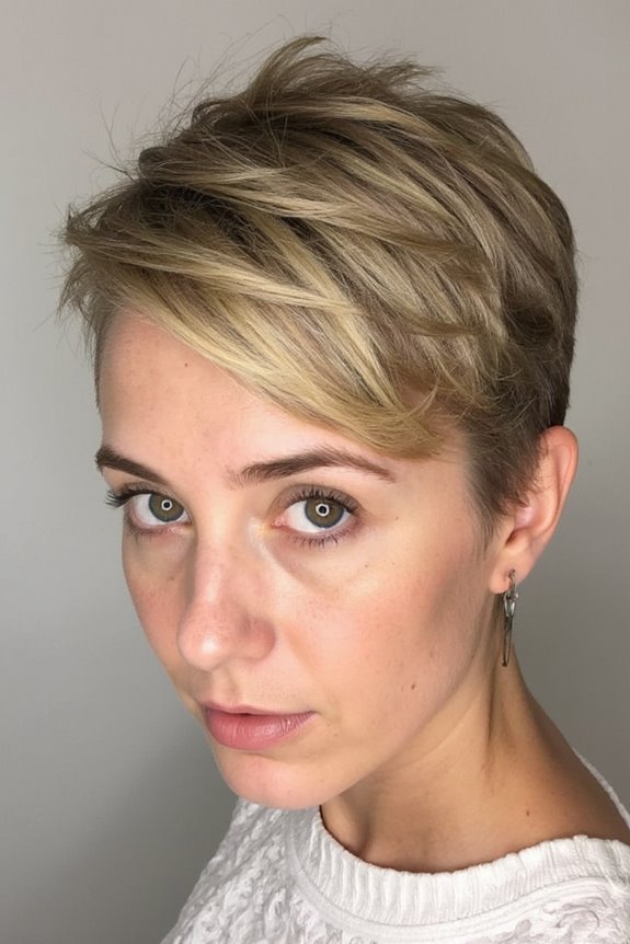 36+ Cutest Ways to Get a Pixie Cut With Highlights for a Dimensional Crop in 2025 86 light blonde pixie highlights