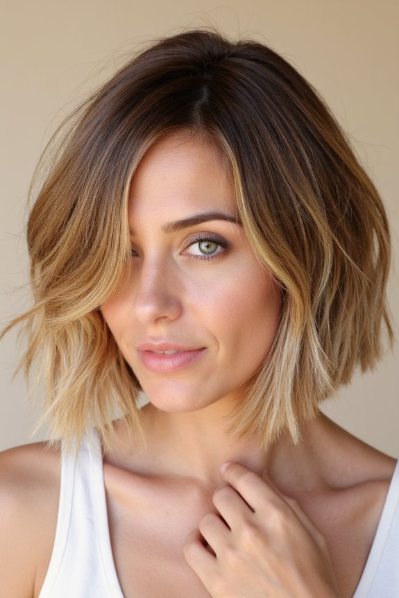 25+ Short, Light Brown Hair Ideas to Inspire Your Next Cut & Color for 2025 50 light brown blonde ombre transformation
