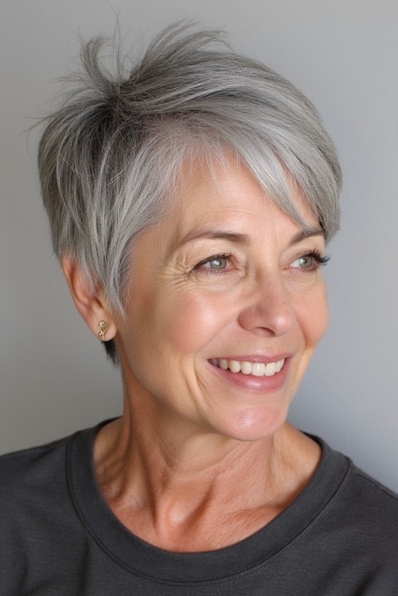 28+ Long Pixie Cuts for Older Women to Look & Feel Modern in 2025 40 long feathered pixie hairstyle