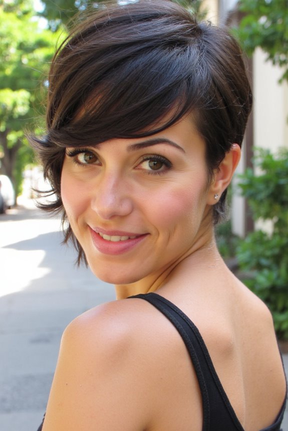 25+ Greatest Long Pixie Cuts for Thin Hair to Look Voluminous in 2025 22 long pixie side bangs