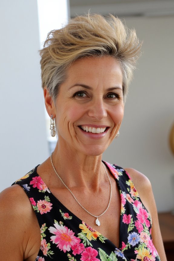 43+ Trendiest Pixie Haircuts for Women Over 50 in 2025 126 messy pixie cut charm