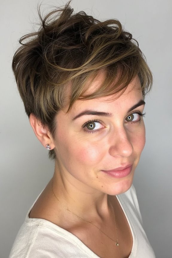 47+ Textured Pixie Cut Ideas for a Messy, Modern Look in 2025 19 messy pixie with highlights