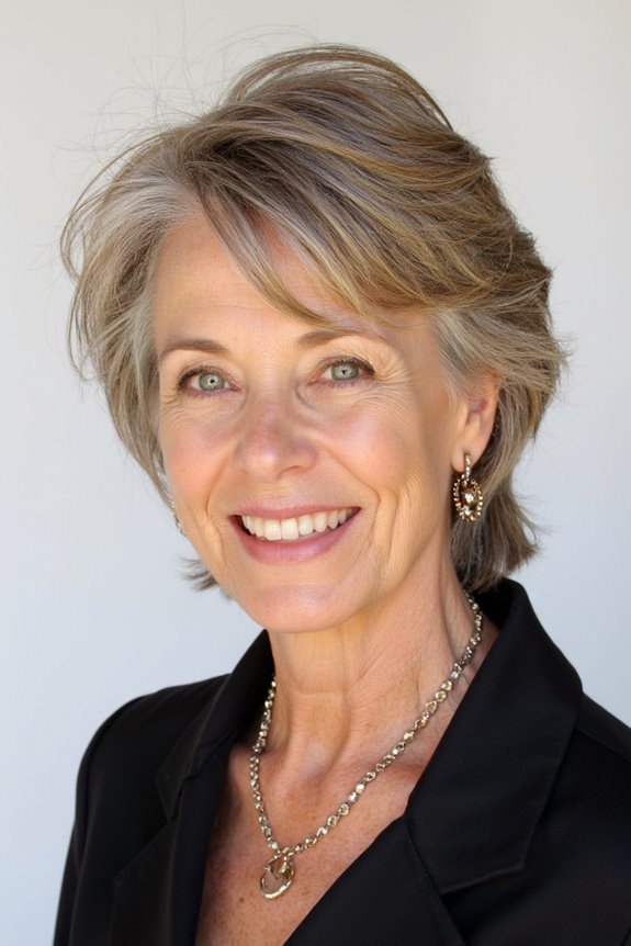 20+ Fabulous Short Shaggy Haircuts for Women Over 70 in 2025 26 messy shag with highlights