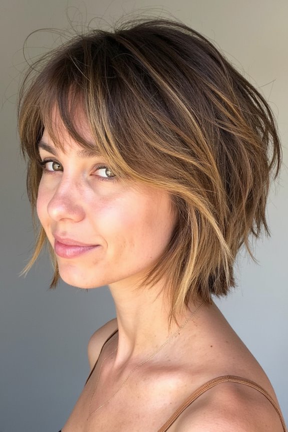 These 34+ Short Shaggy Bob Haircuts Are The On-Trend Look Right Now in 2025 34 messy shaggy bob highlights