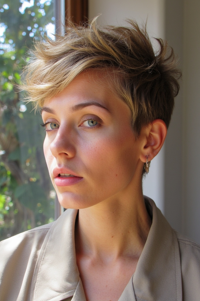 50+ Modern Shaggy Pixie Cut Ideas for 2025 45 messy shaggy pixie hairstyle