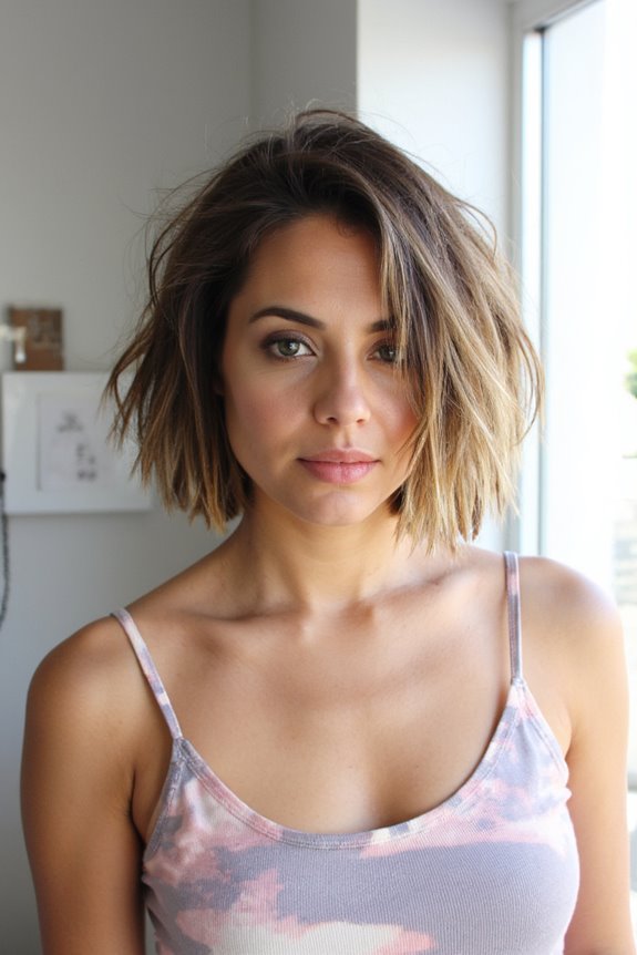 25+ "Shattered Bob" Haircuts to Totally Get in 2025 24 messy shattered bob hairstyle