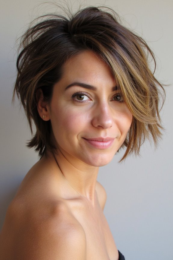 32+ Cutest Short Shaggy Haircuts for Fine Hair to Look Fuller in 2025 75 messy textured layered crop