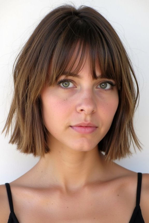 37+ Best Ways to Wear Curtain Bangs With Short Hair in 2025 56 middle part curtain bangs