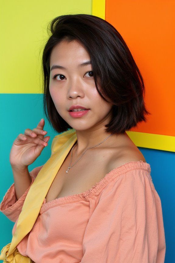 The Top 18+ Short Haircuts For Asian Girls Trending in 2025 14 modern asymmetrical bob haircut
