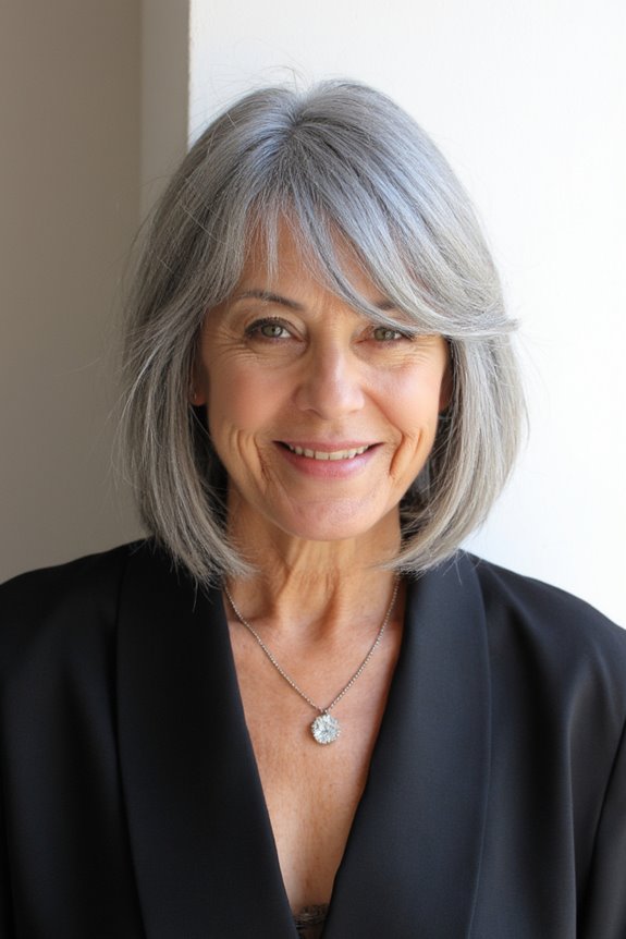 41+ Easy and Stylish Short Bobs With Bangs for Women Over 60 in 2025 97 modern layered bob hairstyle