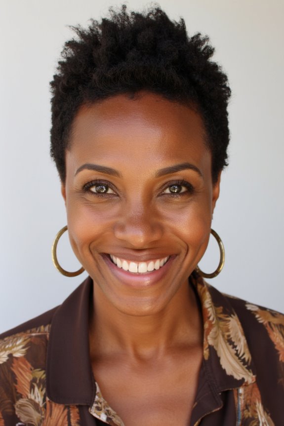 20+ Youthful Short Natural Haircuts for Black Women Over 50 in 2025 50 natural spiky pixie hairstyle