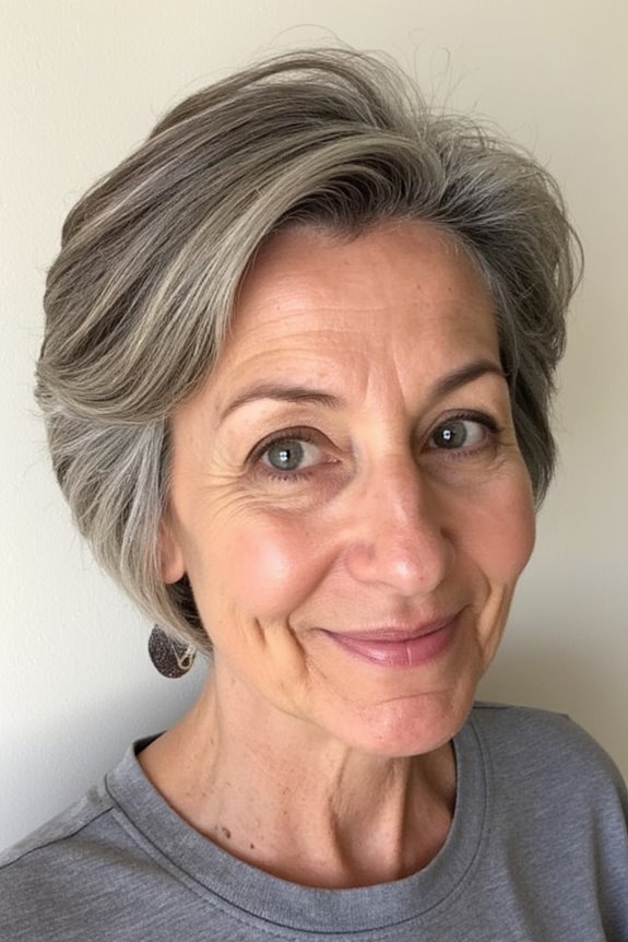 44+ Stylish & Fuss-Free Short Hairstyles for Women Over 50 in 2025 122 peekaboo highlights for pixie