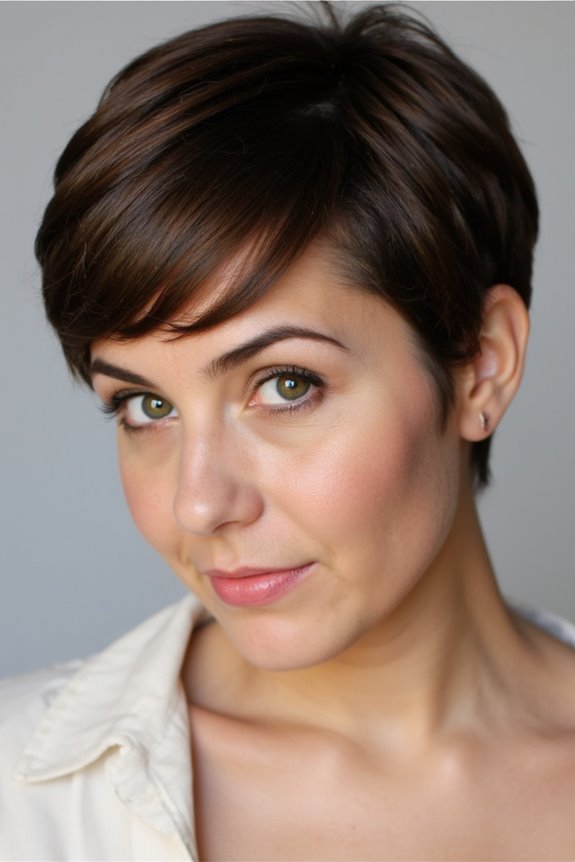 39+ Best Pixie Cuts for Fine Hair to Look Fuller in 2025 32 pixie cut with bangs